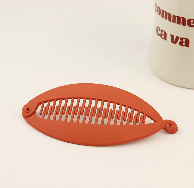 Matte Fish Shape Hair Claw Clip