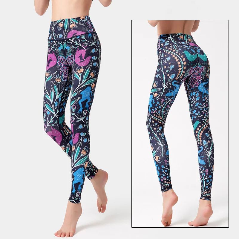 Cloud Hide Women's High-Waist 4-Way Stretch Yoga Leggings – Non-See-Through Fitness & Running Pants