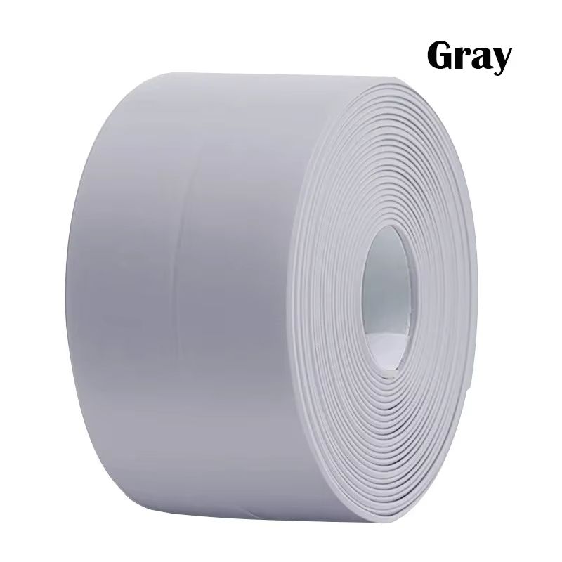 Waterproof Self-Adhesive Caulk Sealing Tape – PVC Oil-Proof Kitchen Sink & Bathroom Edge Strip (1m / 2m / 3.2m)
