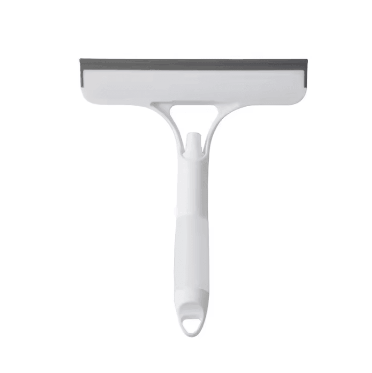 3 in 1 Window Cleaning Squeegee with Spray Bottle and Microfiber Scrubber