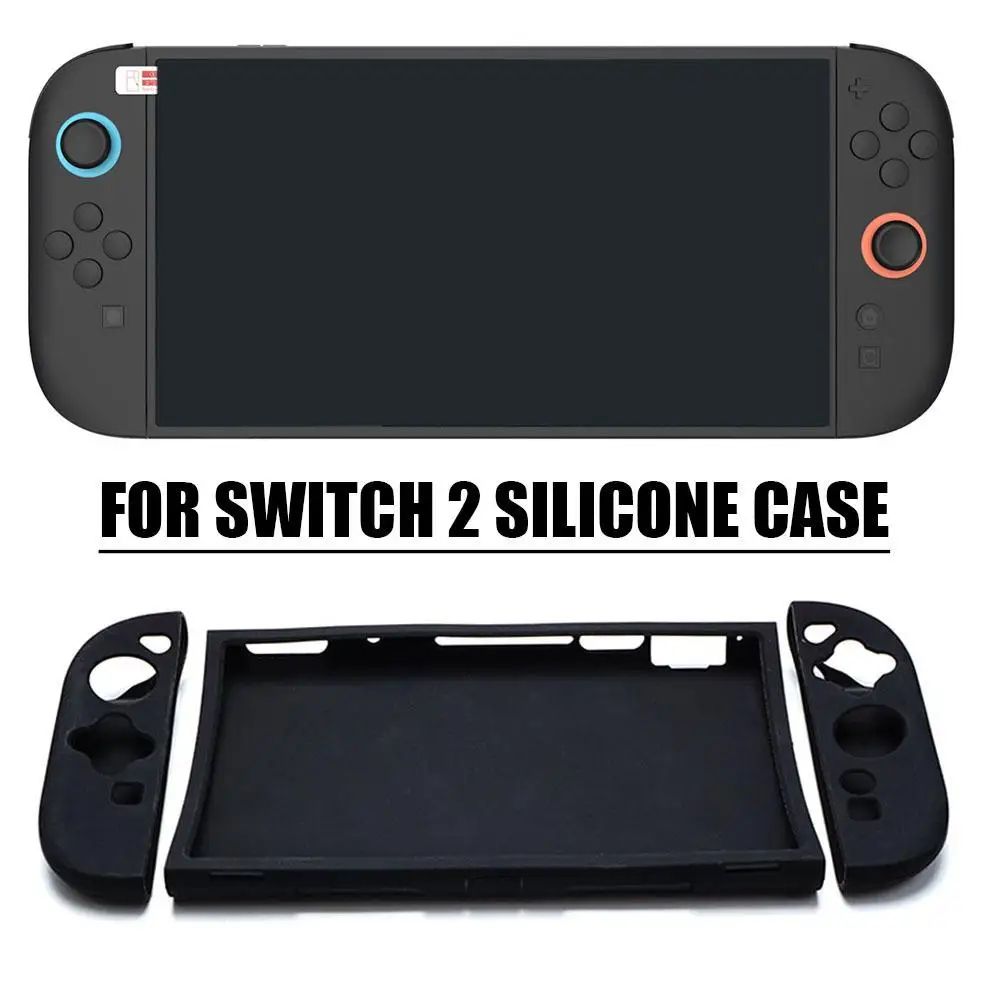 Nintendo Switch 2 Silicone Grip Case Split Cover with Anti-Slip Protection