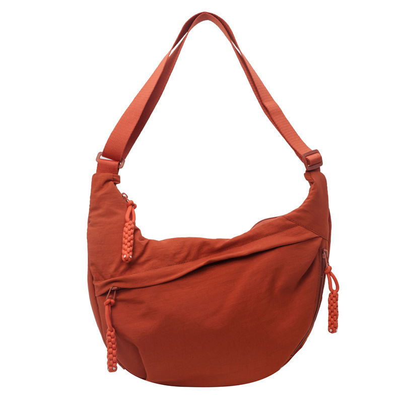 Lightweight Nylon Crossbody Bag Large Capacity Womens Messenger Shoulder Tote