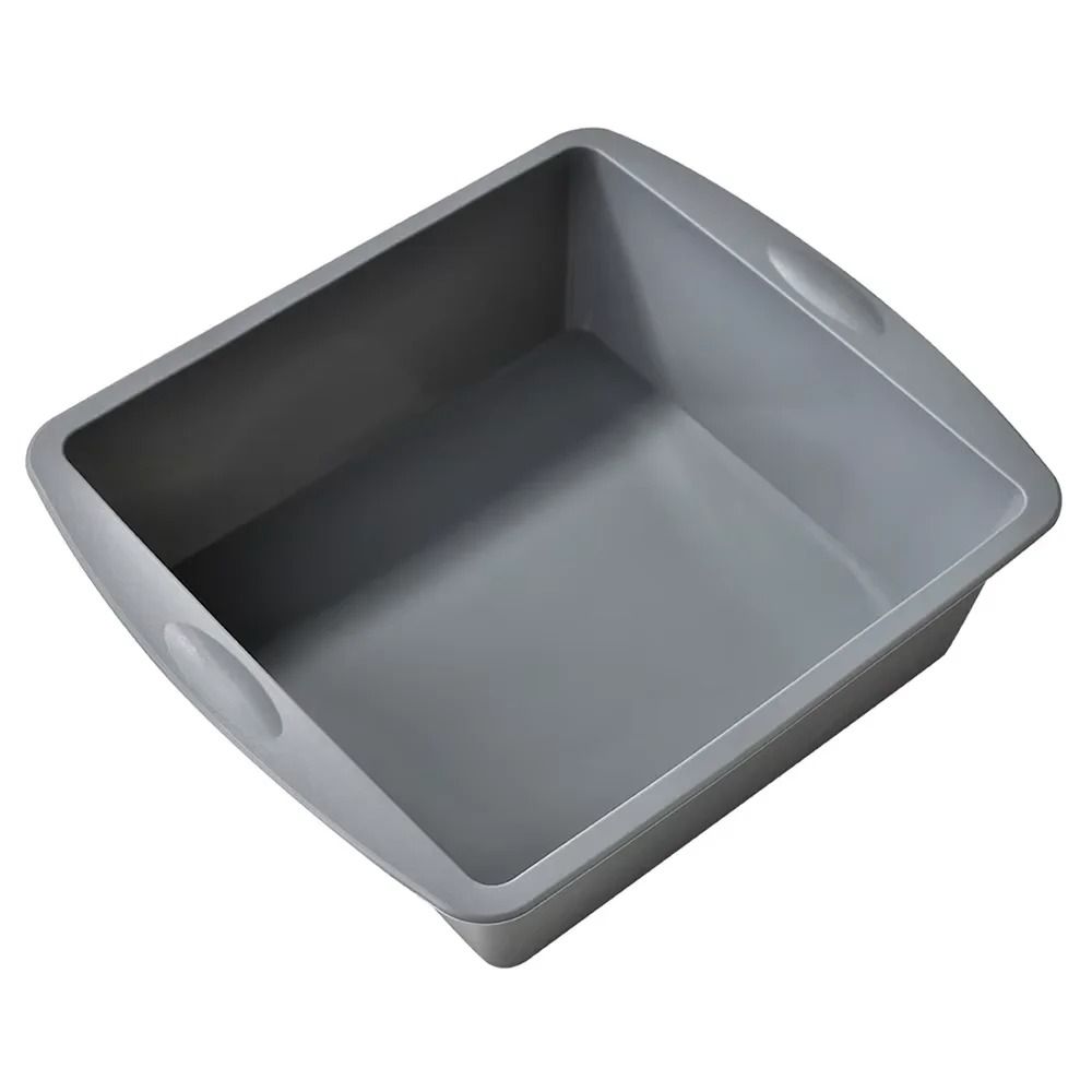 Silicone Square Cake Pan with Non-Slip Handles