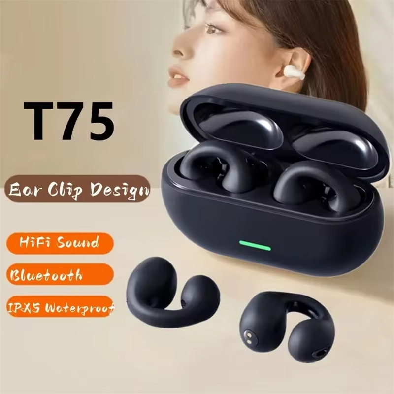TWS Touch Control Wireless Headphones Bluetooth Sport Earbuds Noise Cancelling Music Headset
