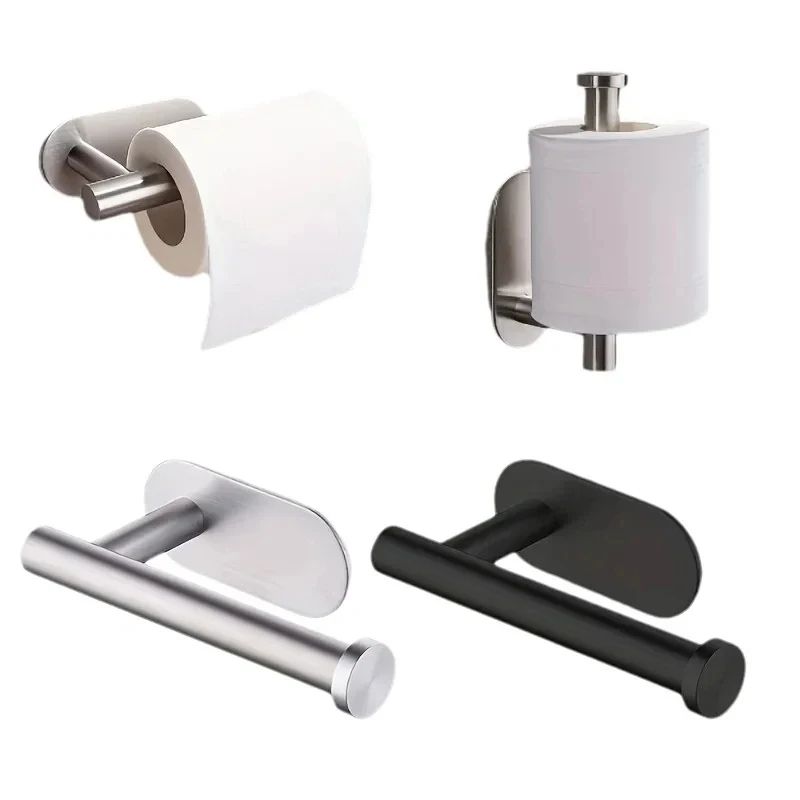 Stainless Steel Paper Towel Holder Wall Mounted No Drill Rack