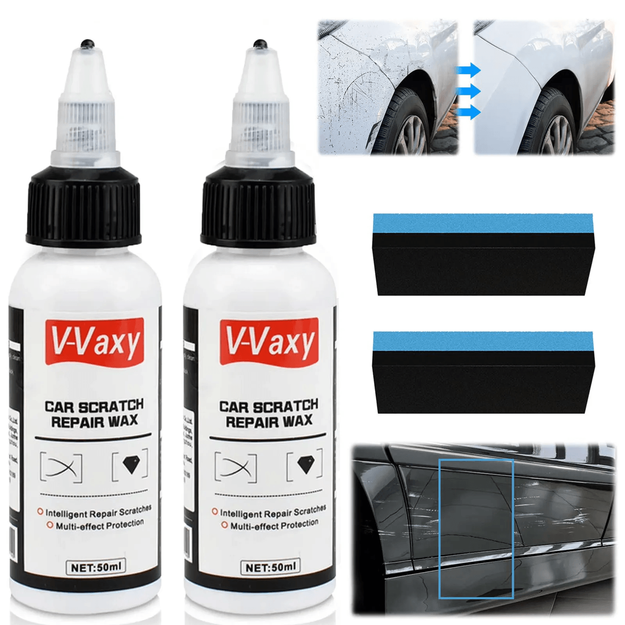 RestoreWax Car Scratch Remover Polish and Rust Cleaner