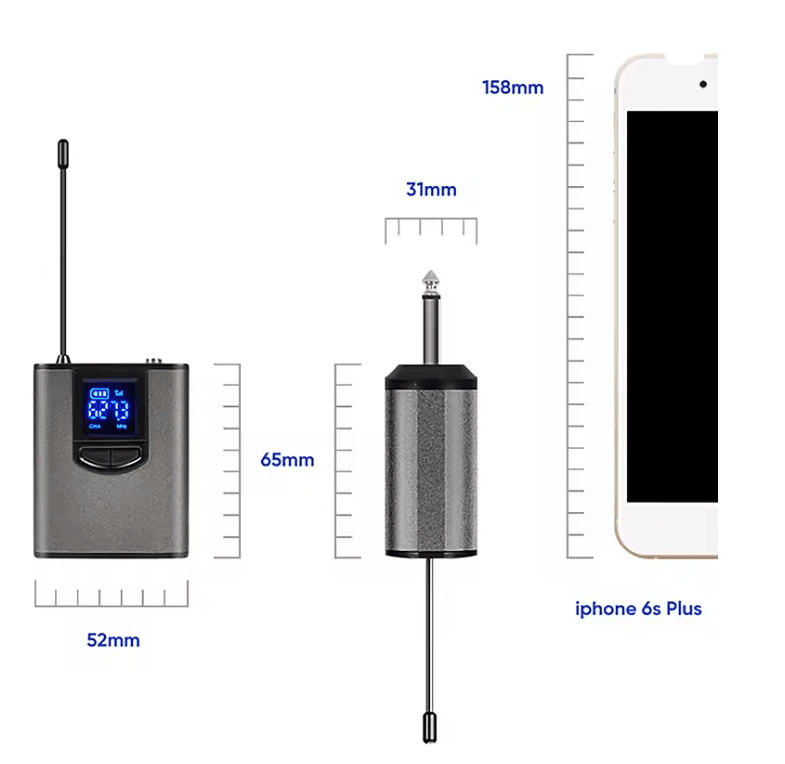 ClearVoice Pro Wireless Microphone System with Headset and Lavalier Mic