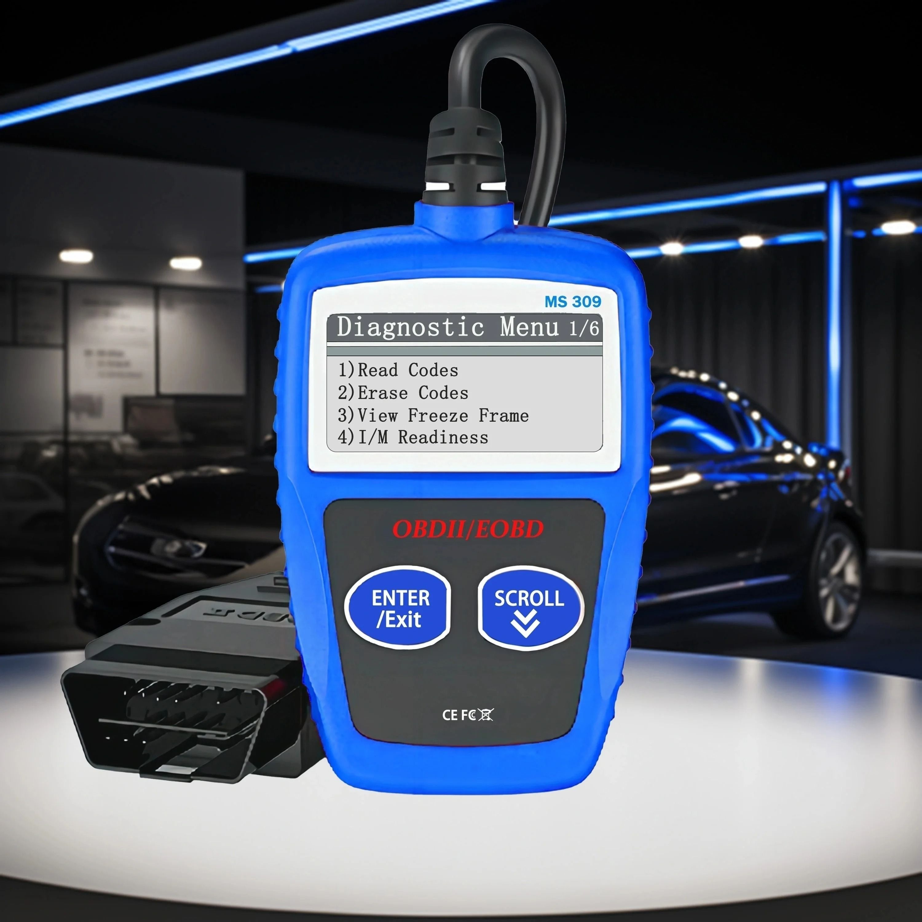 Advanced Car Diagnostic Tool Plus MS309 OBD2 Scanner