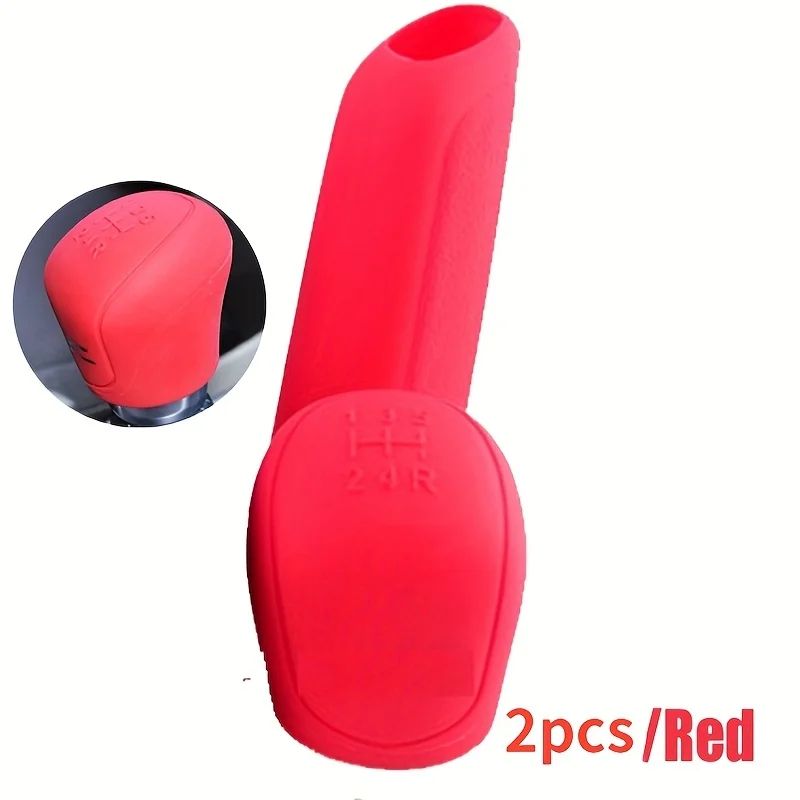 Universal Car Gear Shift & Handbrake Cover Set (2PCS) - Anti-Slip, Wear-Resistant Grip Sleeves