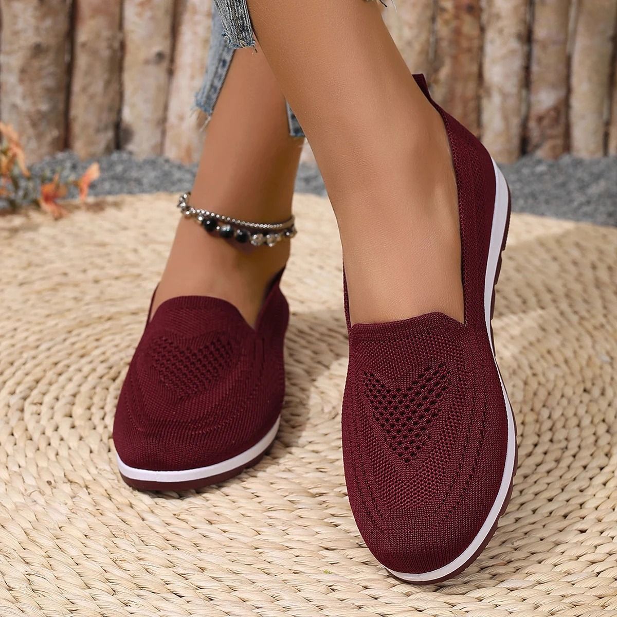 Womens Casual Summer Shoes Breathable Lightweight Non-Slip Walking Sneakers