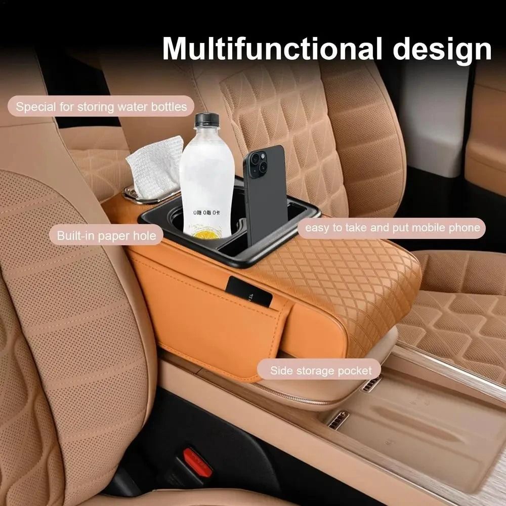 Auto Center Console Armrest Hub and High-Fidelity Cabin Ergonomics Architecture
