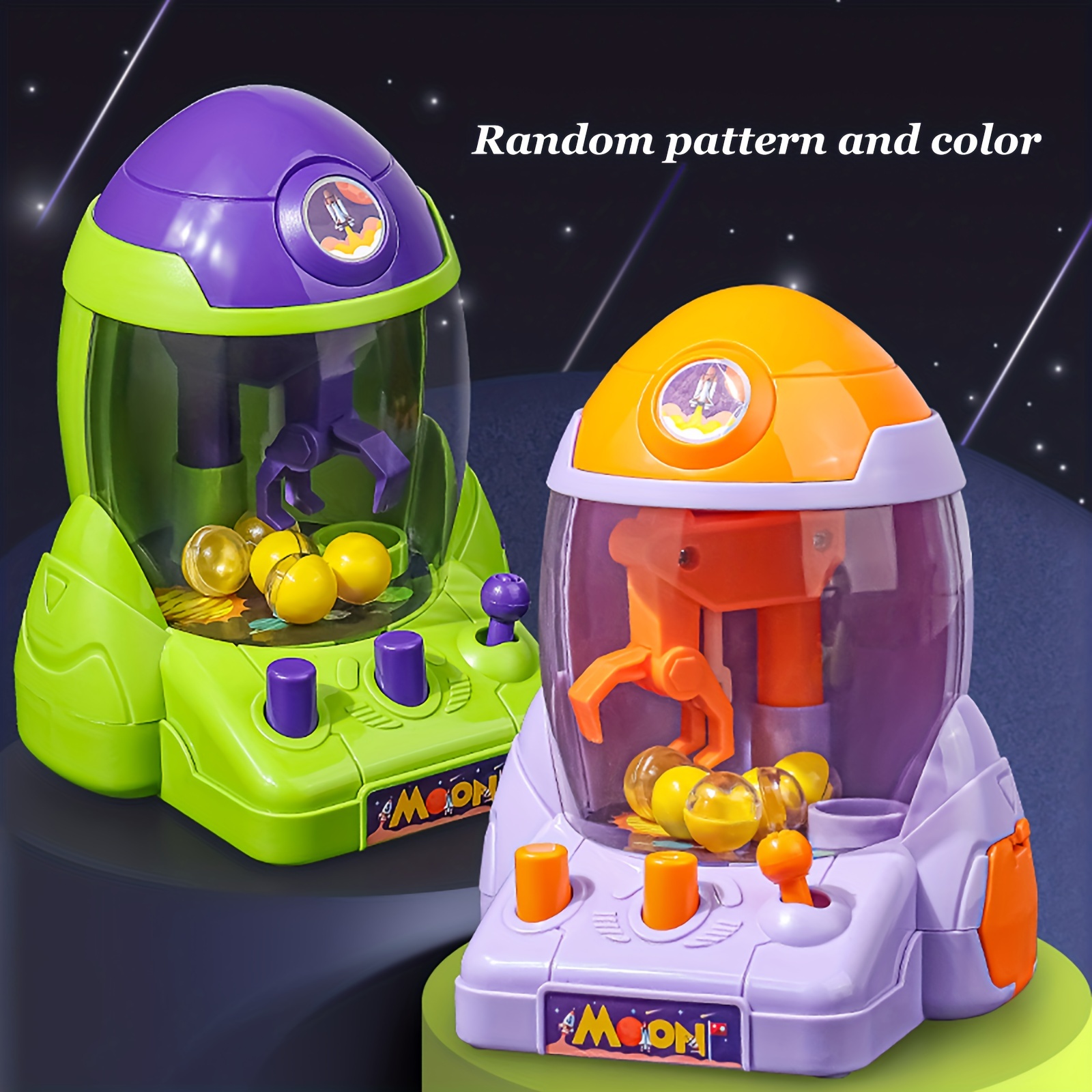 Multifunctional Space Rocket Crawler Toy for Kids Ball Pincer & Egg Twister