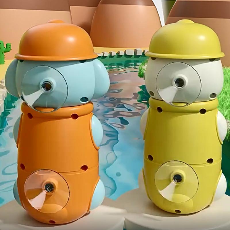 Baby Shower Bath Toys, Waterwheel Spinner with Suction Cup Rotatable, Water Play Fun Toys for Kids Toddler Bathroom