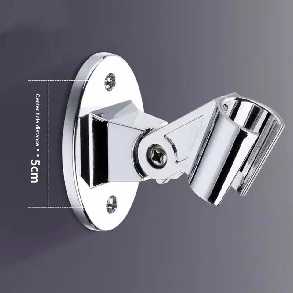 Adjustable Wall-Mounted Shower Head Holder – Universal Handheld Sprayer Bracket with Secure Fixed Base