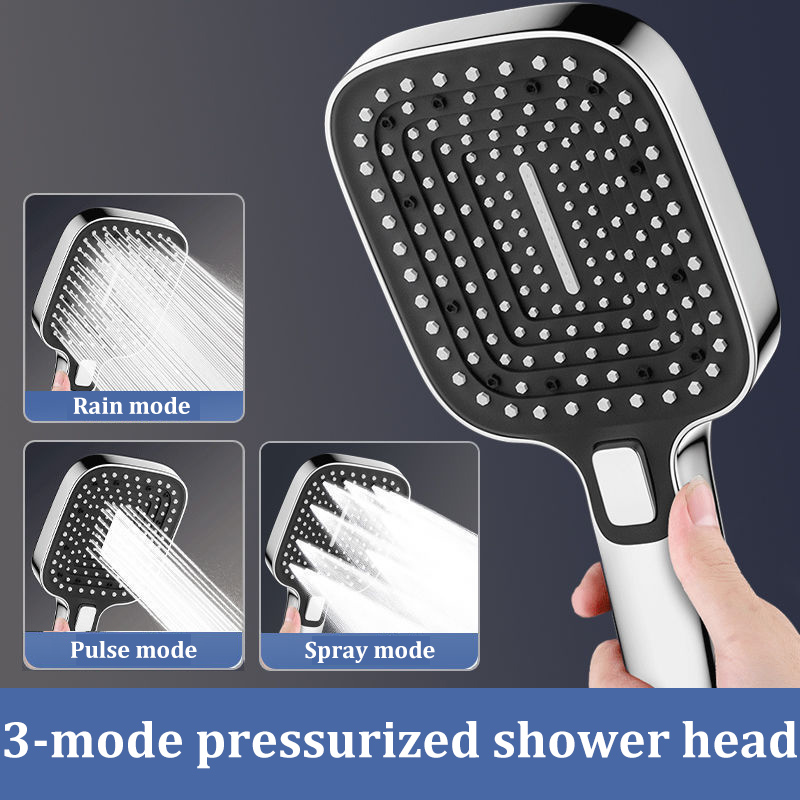 Large panel mode pressurized shower head bathroom accessories large water outlet shower set
