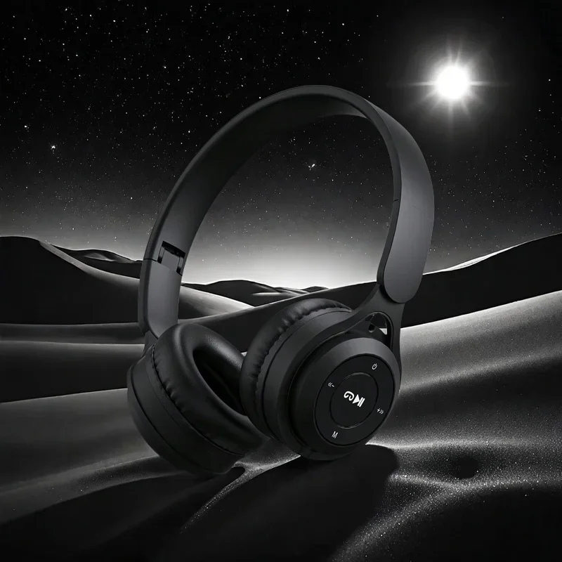 Bluetooth Headset Folding Wireless Sports Earphone Gaming Headsets Over Ear Headphones for Smartphones