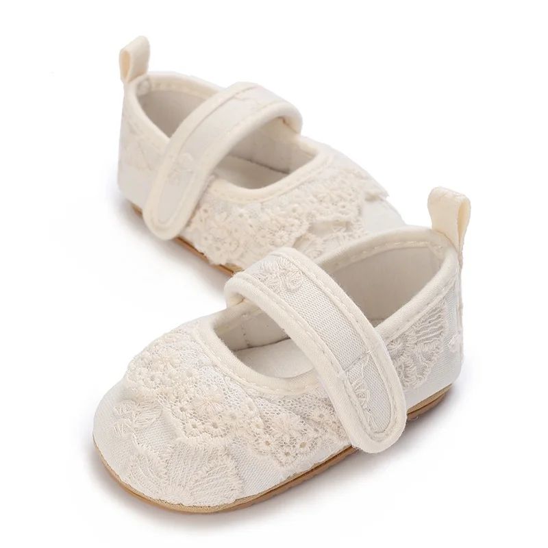 Elegant Lace Tassel Baby Princess Shoes for Newborn Girls