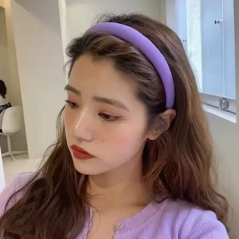 Vintage Candy Color Padded Sponge Headband