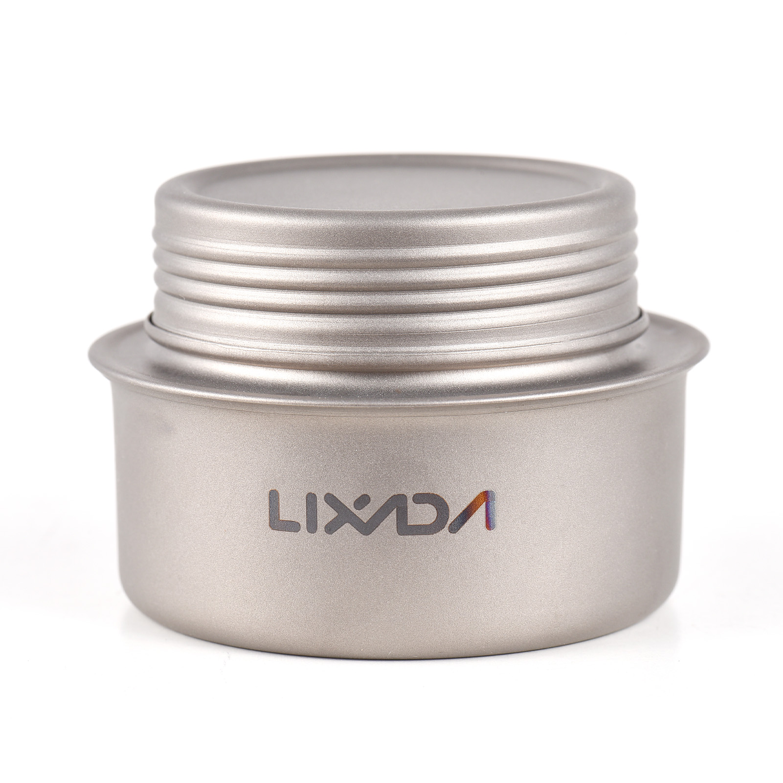 Lightweight Titanium Backpacking Stove with Alcohol Burner for Camping