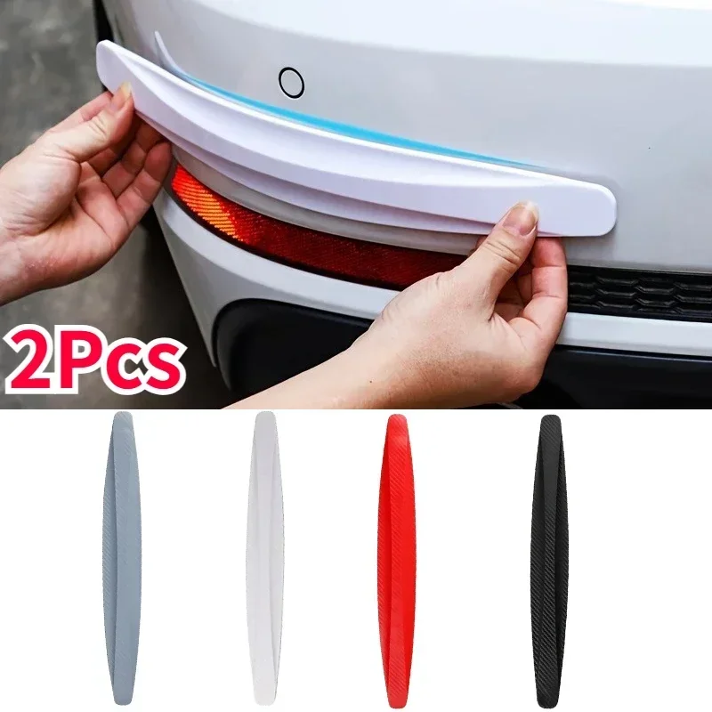 Car Front and Rear Corner Bumper Guard, 2pcs Universal Anti-Collision Protector Stickers, Anti-Scratch Car Accessories