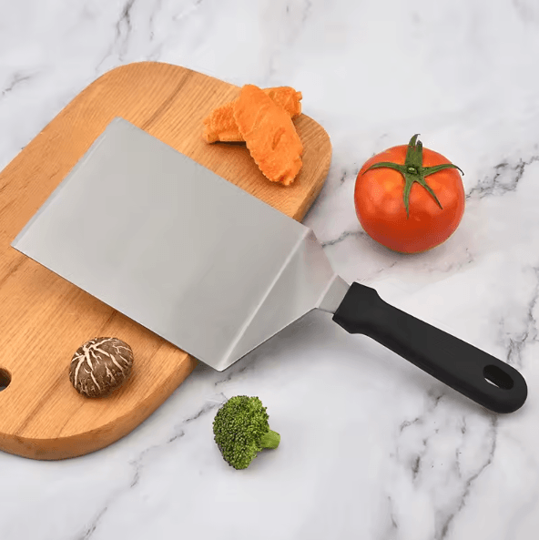 ProChef Stainless Steel Burger Spatula – Heavy-Duty BBQ Griddle Scraper & Hamburger Turner