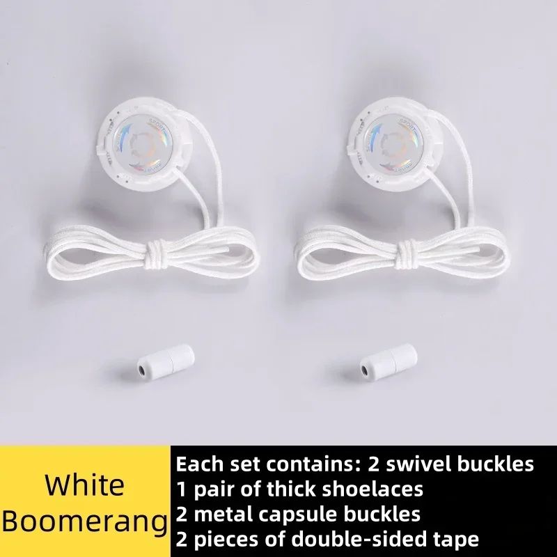EasyFit No-Tie Automatic Shoelaces with Swivel Buckle (Thick Rope Quick Lock)
