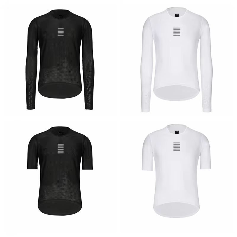 Rsantce Men's Cycling Base Layer – Breathable Long Sleeve Bike Jersey Undershirt for Racing & Training