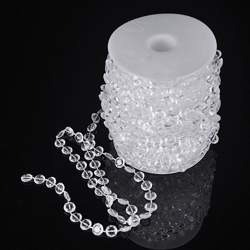 Acrylic Crystal Beaded Garland Strand for Wedding Event Decoration