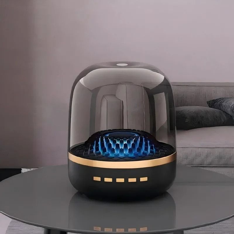 High Power Transparent Bluetooth Speaker with Surround Sound and Bass