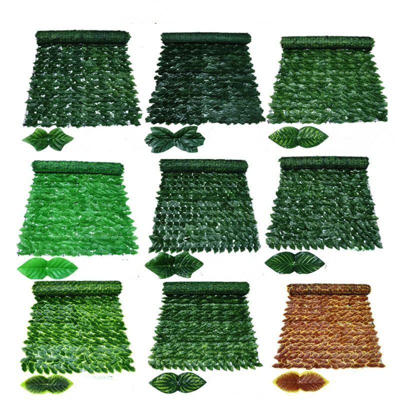 Artificial Ivy Privacy Fence Panel Green Hedge Screen for Balcony Garden