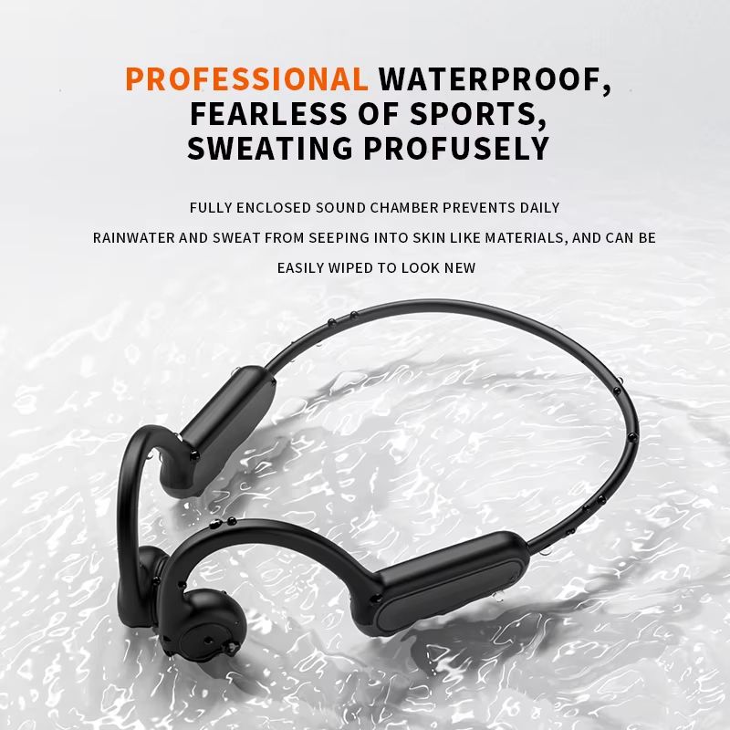 Xiaomi Mijia Bone Conduction Sports Headphones – Wireless Bluetooth Earphones with Mic, Hands-Free Open-Ear Headset for