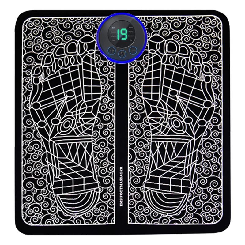 Electric Foot Massager Pad Portable Foot Massage Mat Muscle Relaxation Trainer