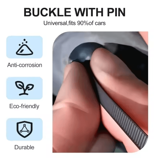 Self-Locking Universal Nylon Cable Ties with Buckle & Pin