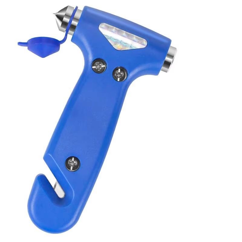 Multi-Function Car Safety Hammer – Emergency Window Breaker & Seatbelt Cutter
