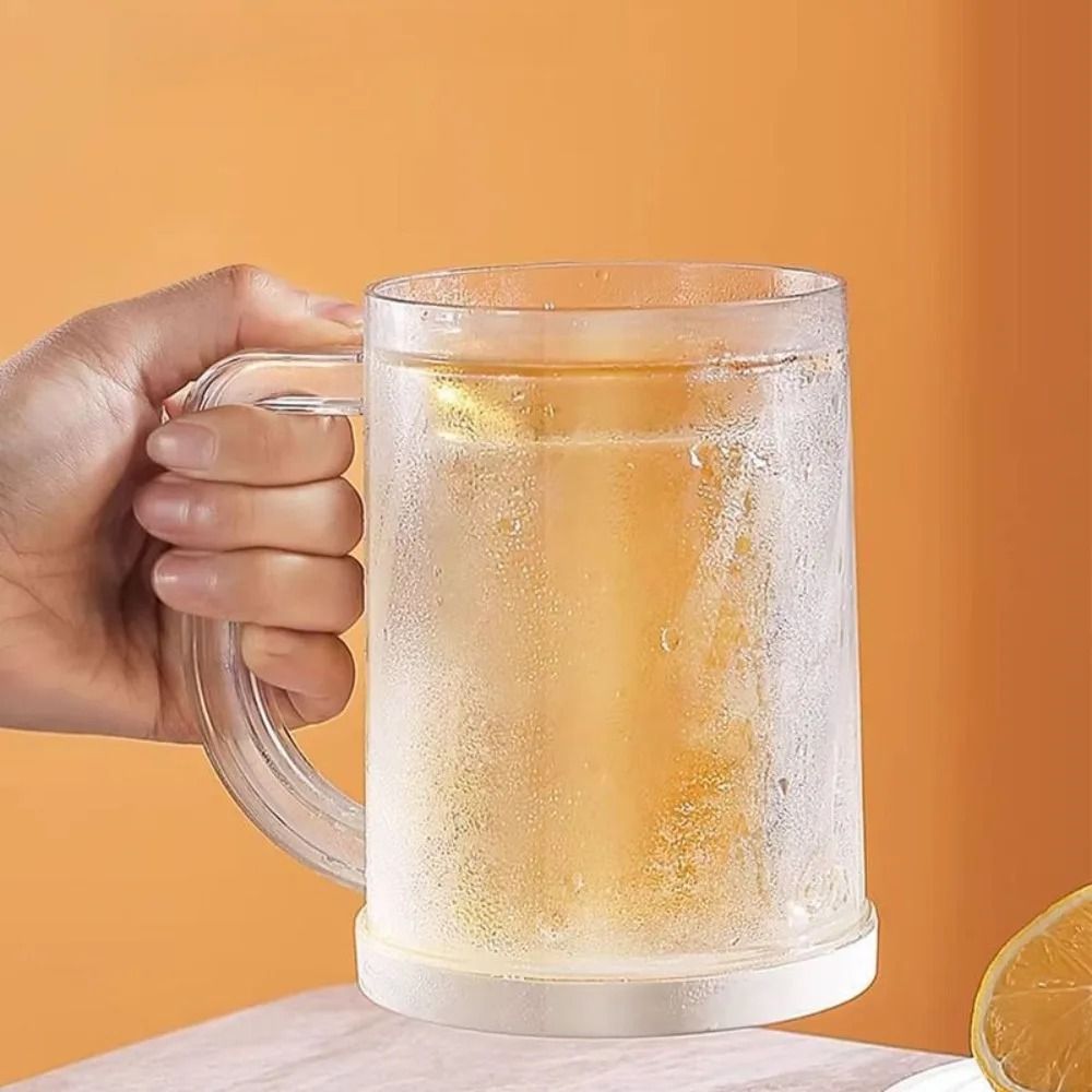 Summer Double Layer Refrigerated Ice Cup Large Capacity Beverage Mug