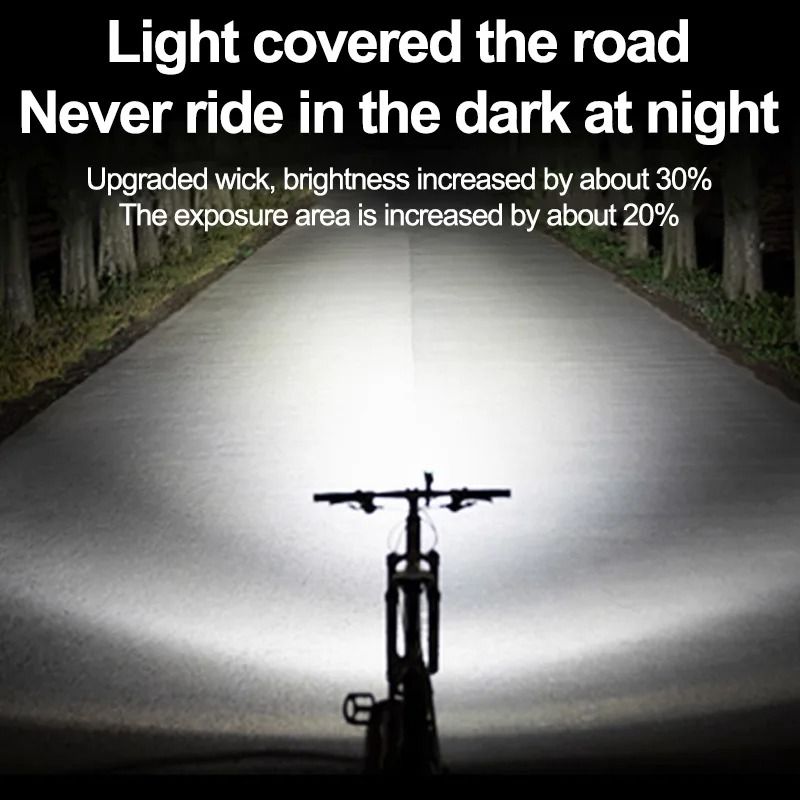 High Brightness Digital Display Bicycle Light