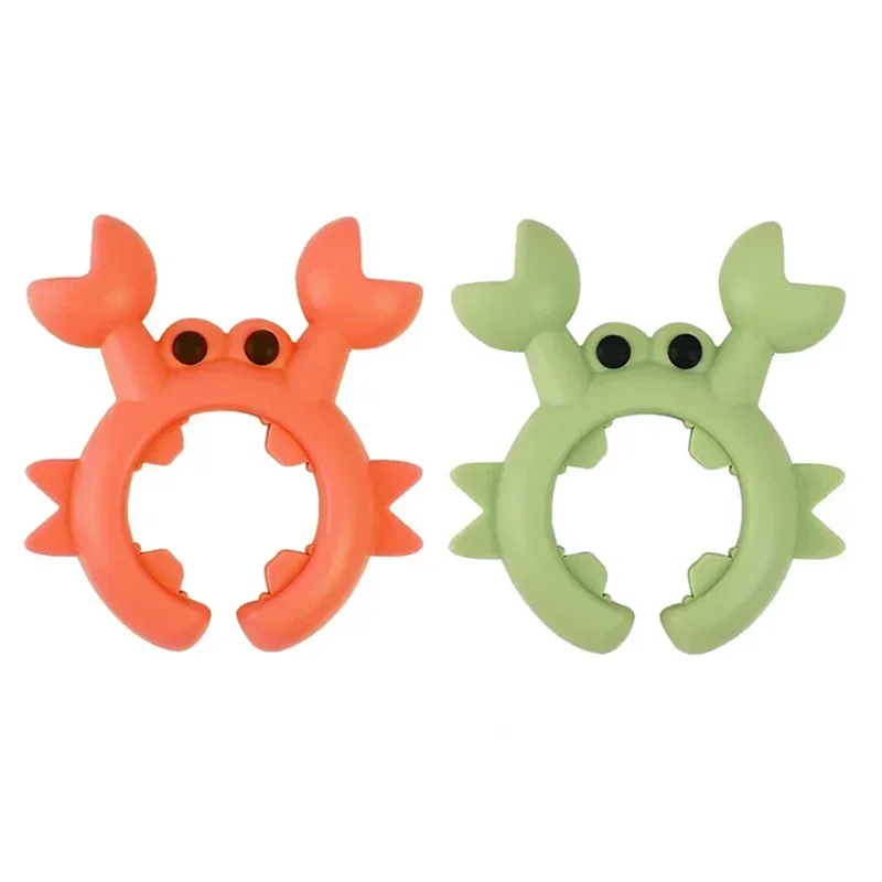 4/1PCS Silicone Spatula Rack, Small Crab Anti-Scalding Pot Clip, Universal Spoon Holder Clip, Overflow Shovel Rack