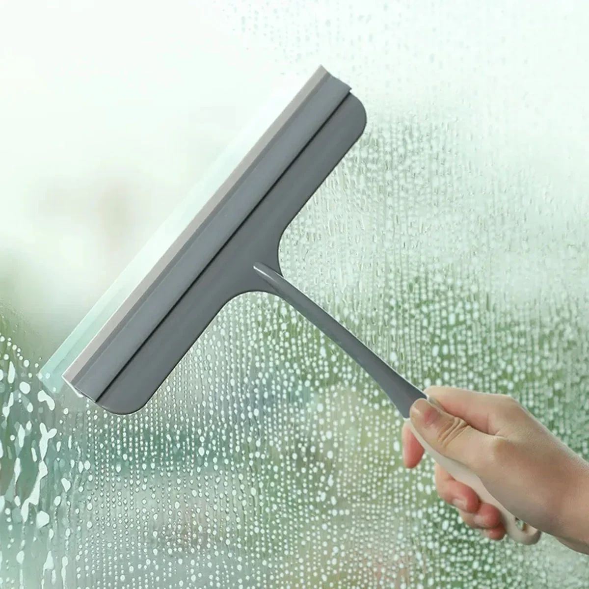 CrystalClear Shower & Window Squeegee – Streak-Free Glass Cleaner for Bathroom, Home & Car