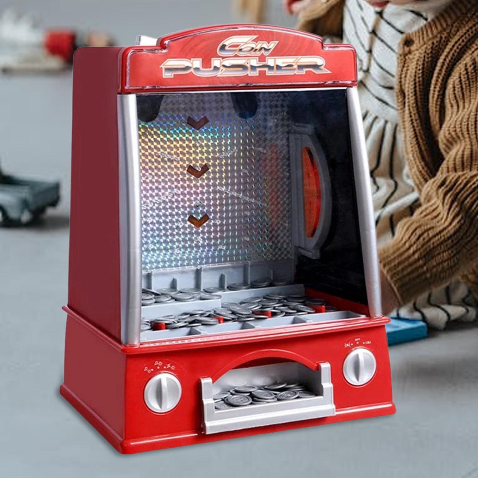 Exciting Electronic Arcade Game Machine, Music, Lights, Tokens for Kids, Ideal Party Favor Gift