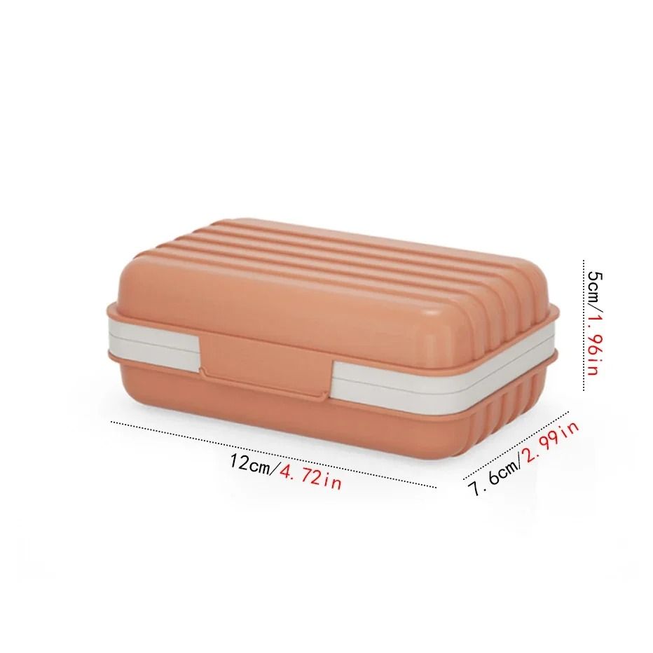 Bathroom Soap Dish with Lid Travel Soap Box Keeps Soap Dry