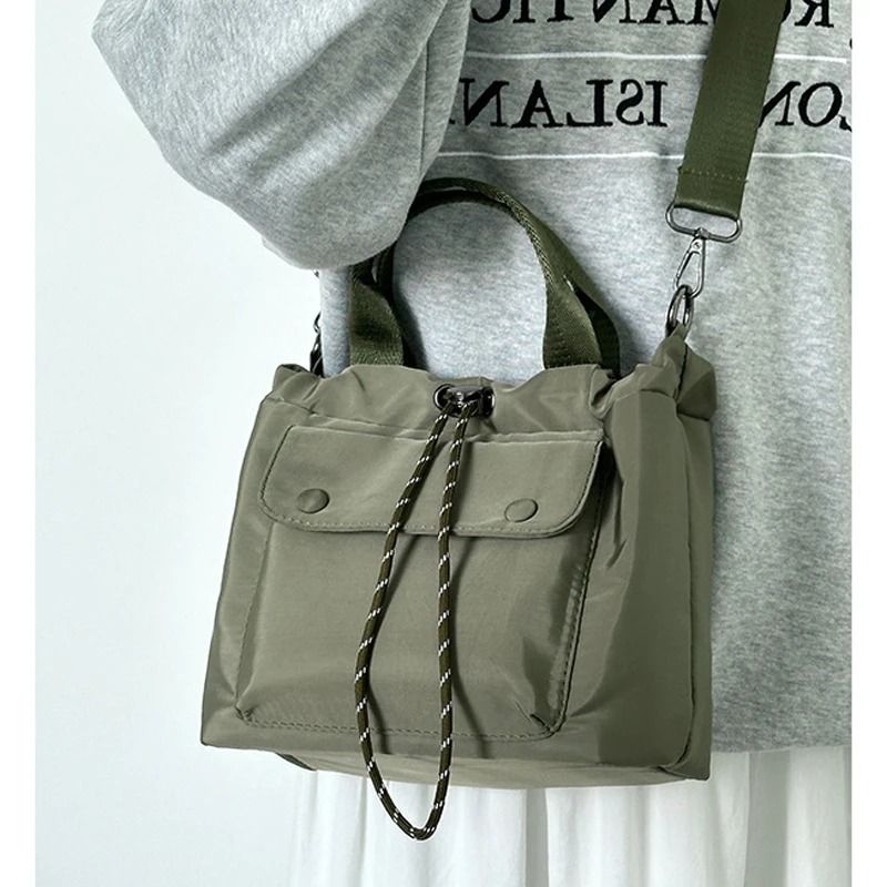 Lightweight Versatile Nylon Tote and Commuter Crossbody Bag