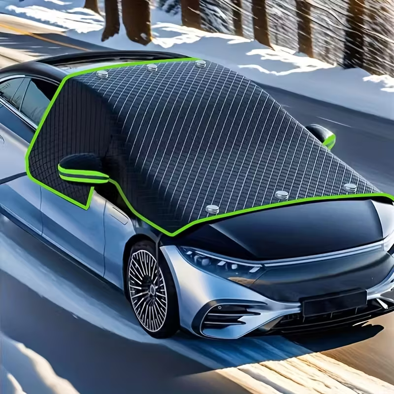 High-Quality Winter Car Accessories, UV Protection, Snow Shield, Durable Windshield Cover