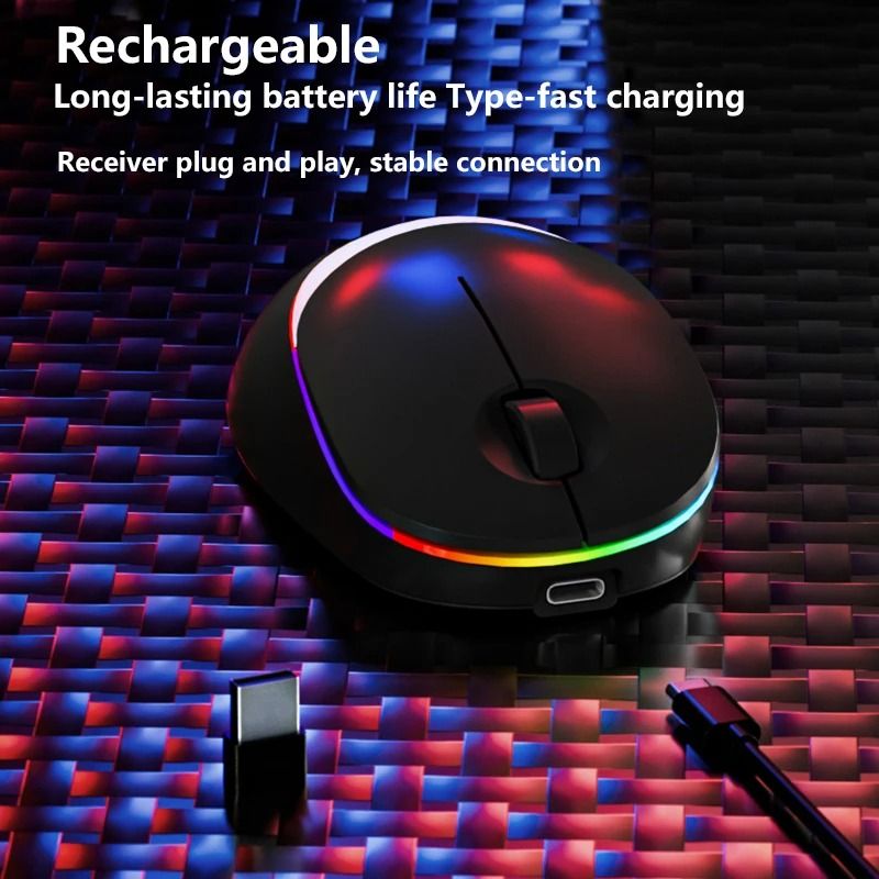 Triple-Channel Light-Emitting Wireless Mouse