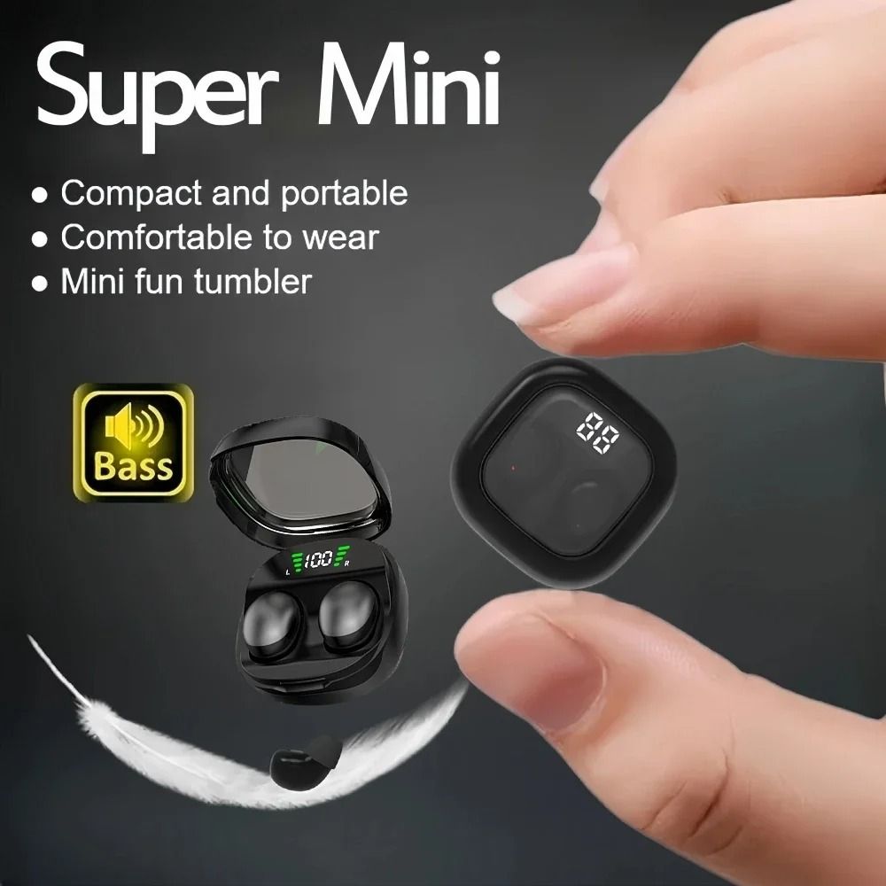 Mini Wireless Bluetooth Headset with HD Sound and Invisible In Ear Design