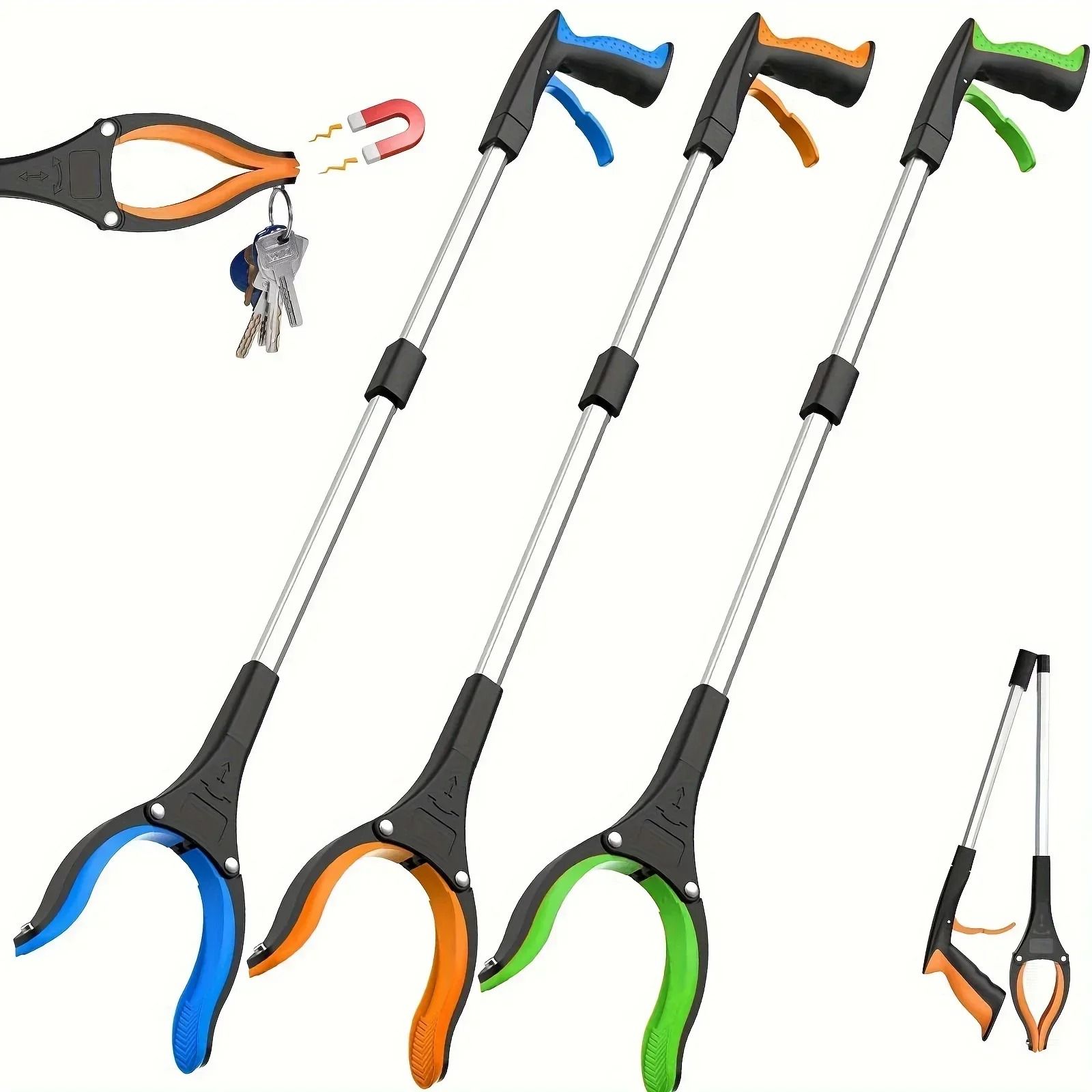 Garbage Picker Gripper – 32 Inch Lightweight Heavy-Duty Reaching Tool for Seniors