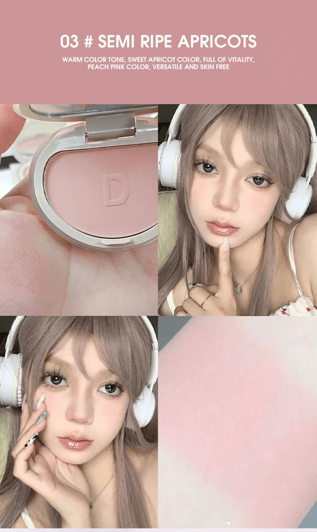 DaimAnpu Honey Glow Powder Blush Natural Brightening Finish