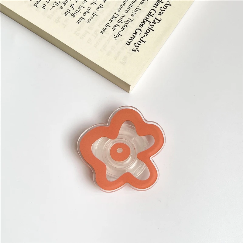 Glossy Flower Phone Grip Stand Foldable Phone Ring Holder