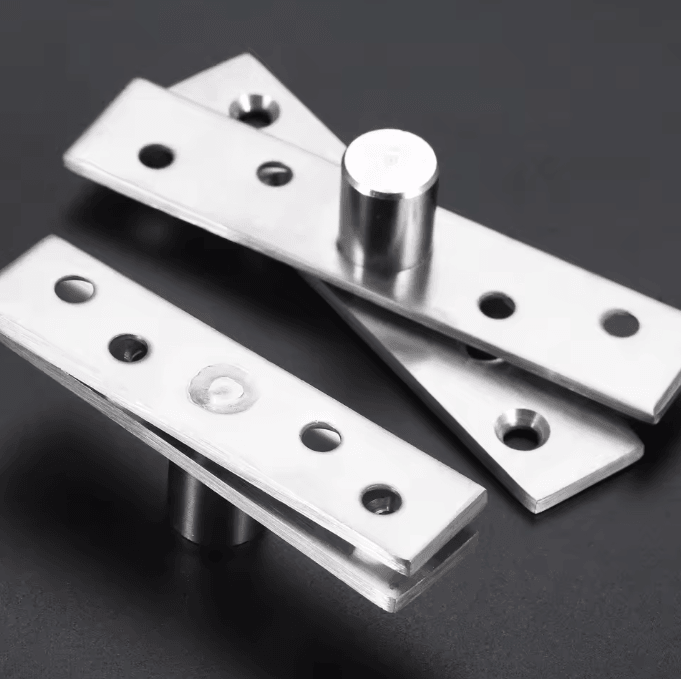Hidden Door Pivot Hinge Set – Stainless Steel Concealed Rotating Hinge for Modern Doors