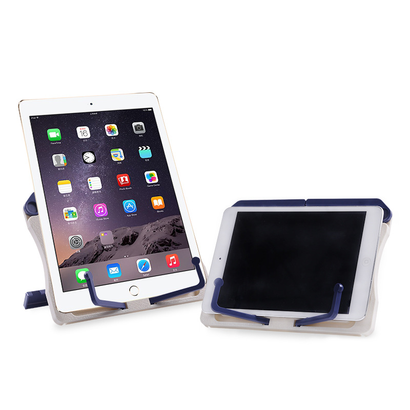 Portable Reading Stand & Cookbook Holder, Folding Recipe Shelf, Bookend Organizer for Music Scores, Tablets, and Books