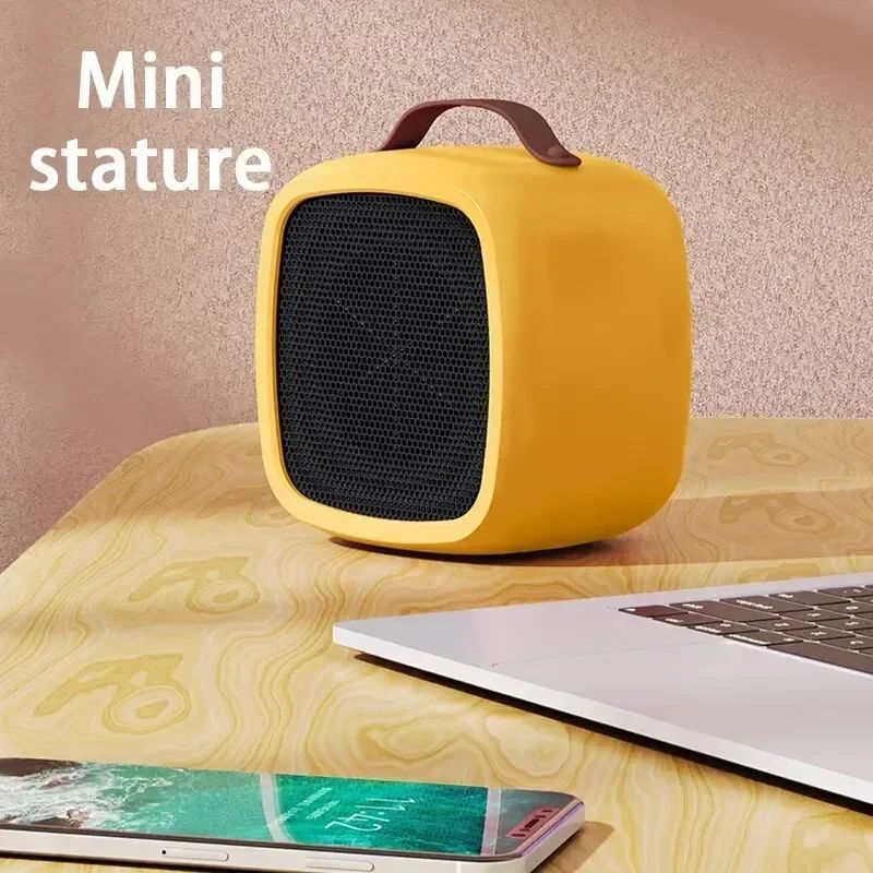 USB Mini Space Heater Desktop Warm Air Blower – Portable Electric Personal Heater for Office & Dorm